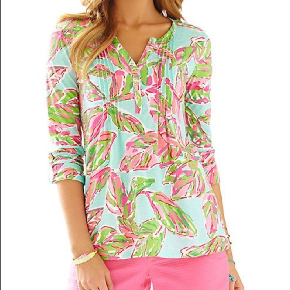 Lilly Pulitzer Tunic Top EUC size XS!